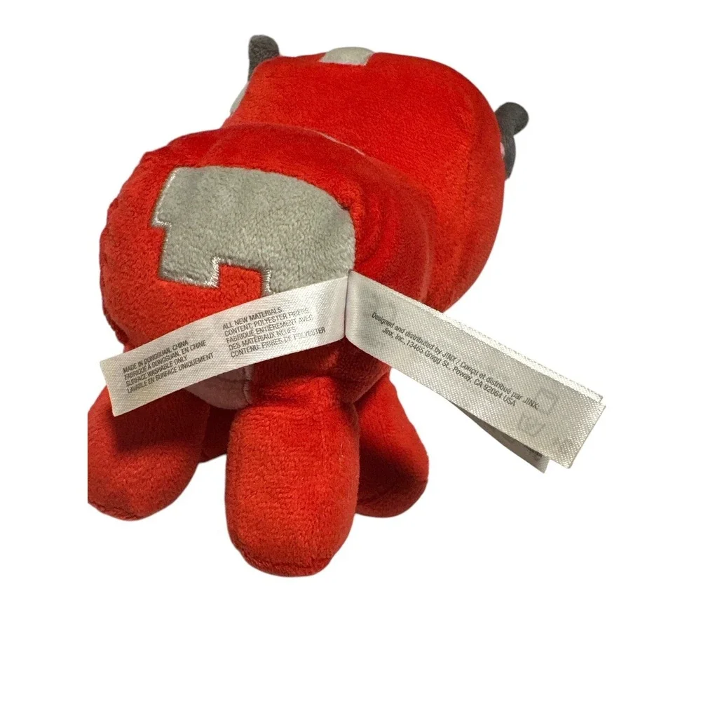 Minecraft Happy Explorer Baby Mooshroom Red Cow Small 2017 Plush Mojang Jinx Toy